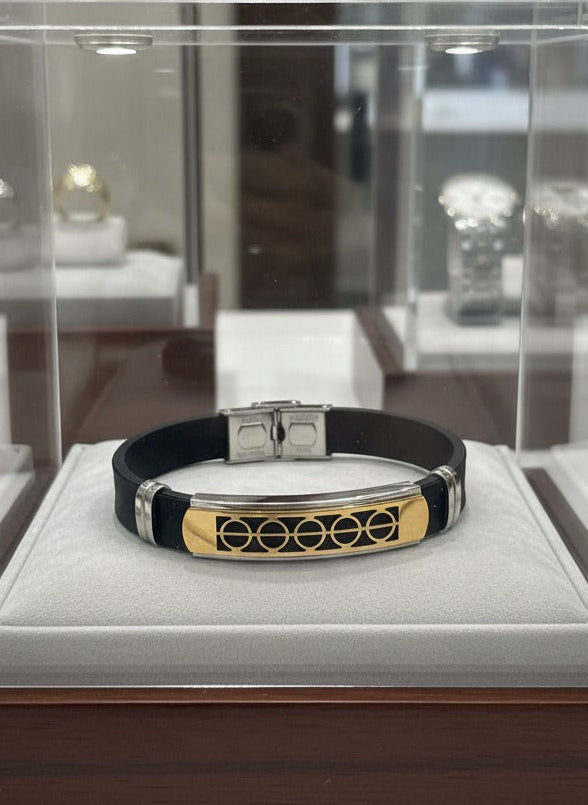 Eclipse Gold Circuit Bracelet