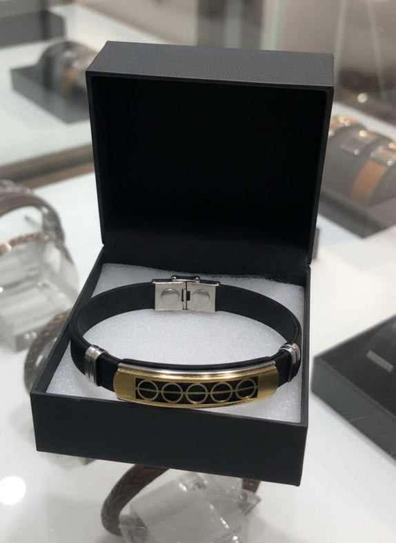 Eclipse Gold Circuit Bracelet