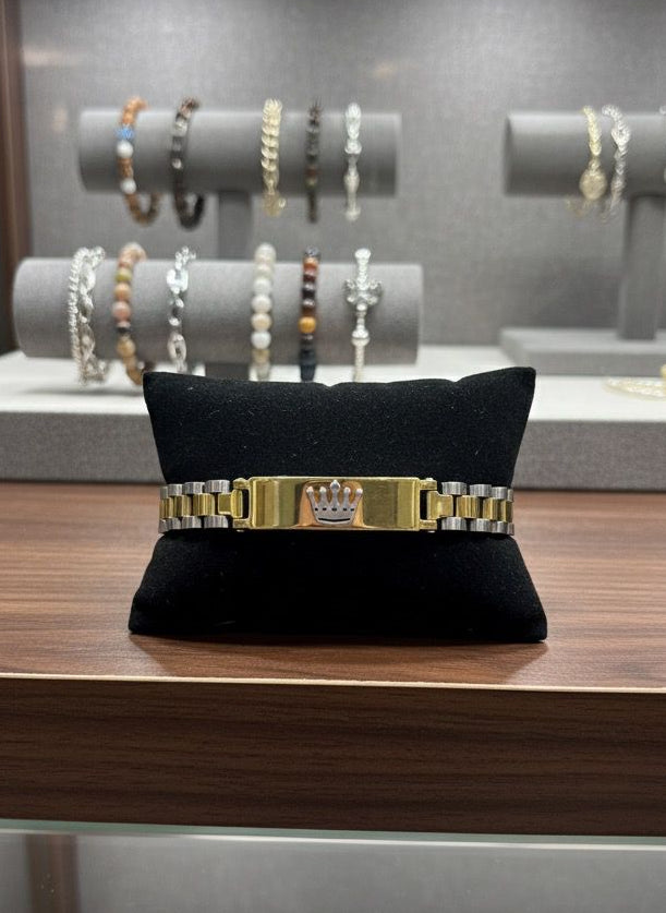 Royal Crown Emblem Bracelet