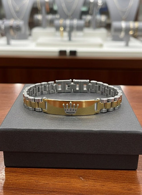 Royal Crown Emblem Bracelet