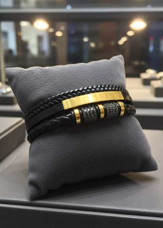 Black & Gold Royale Bracelet
