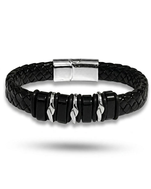 Obsidian Twist Bracelet
