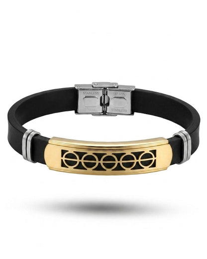 Eclipse Gold Circuit Bracelet